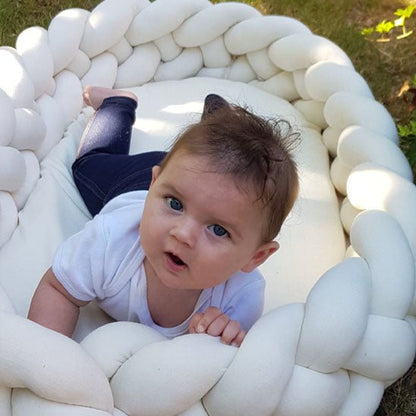 Tresse de lit bébé - Blanche Besdodo