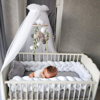 tresse de lit monochrome bebe securite