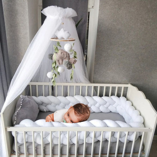 tresse de lit monochrome bebe securite