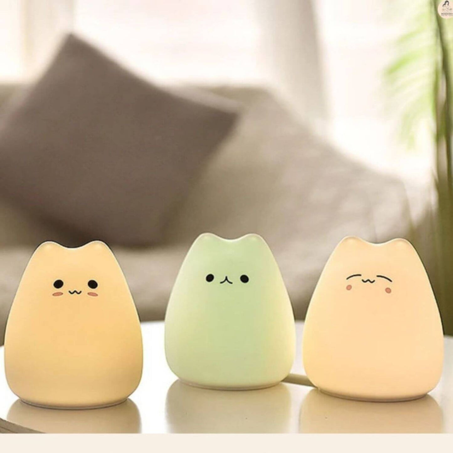 trio veilleuse bebe chat catsun