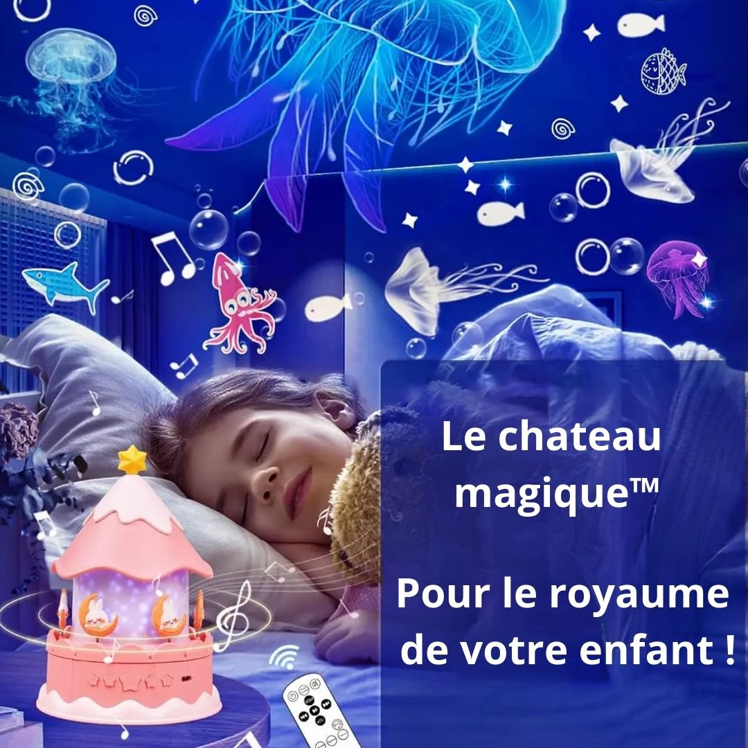 Veilleuse bebe projection plafond ǀ Chateau magique™ Besdodo