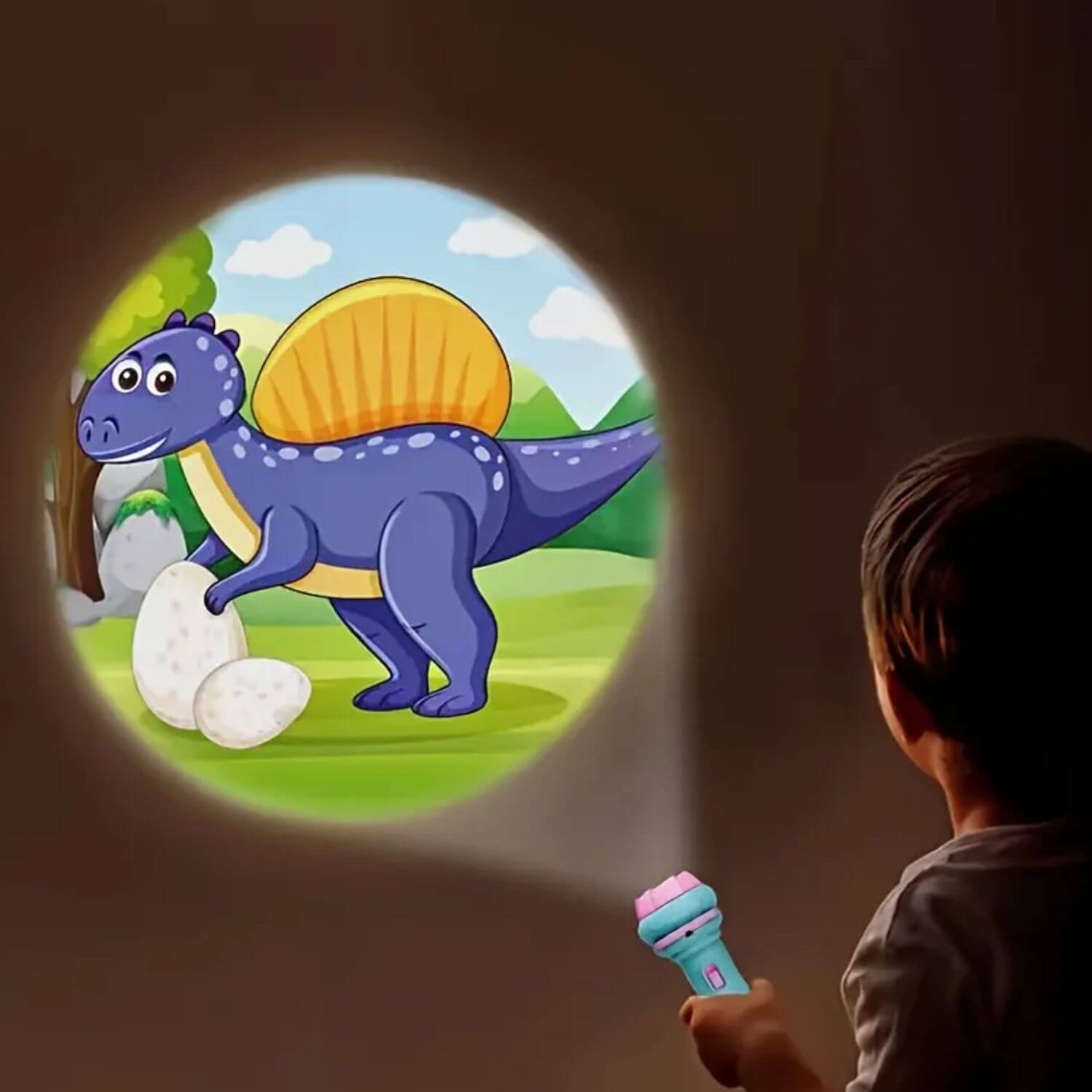 veilleuse bebe projection plafond dinosaure amusante