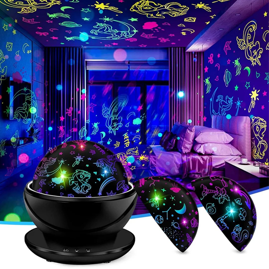 veilleuse-bebe-projection-plafond-enchantement