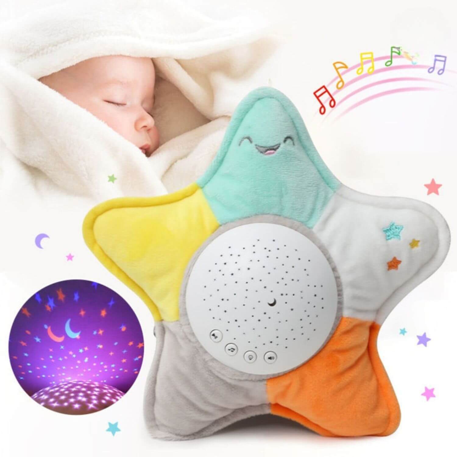 VEILLEUSE BEBE PROJECTION PLAFOND ǀ L'étoile Morphée™ Besdodo
