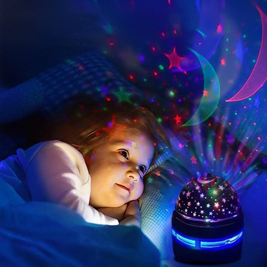 veilleuse bebe projection plafond fille paisible
