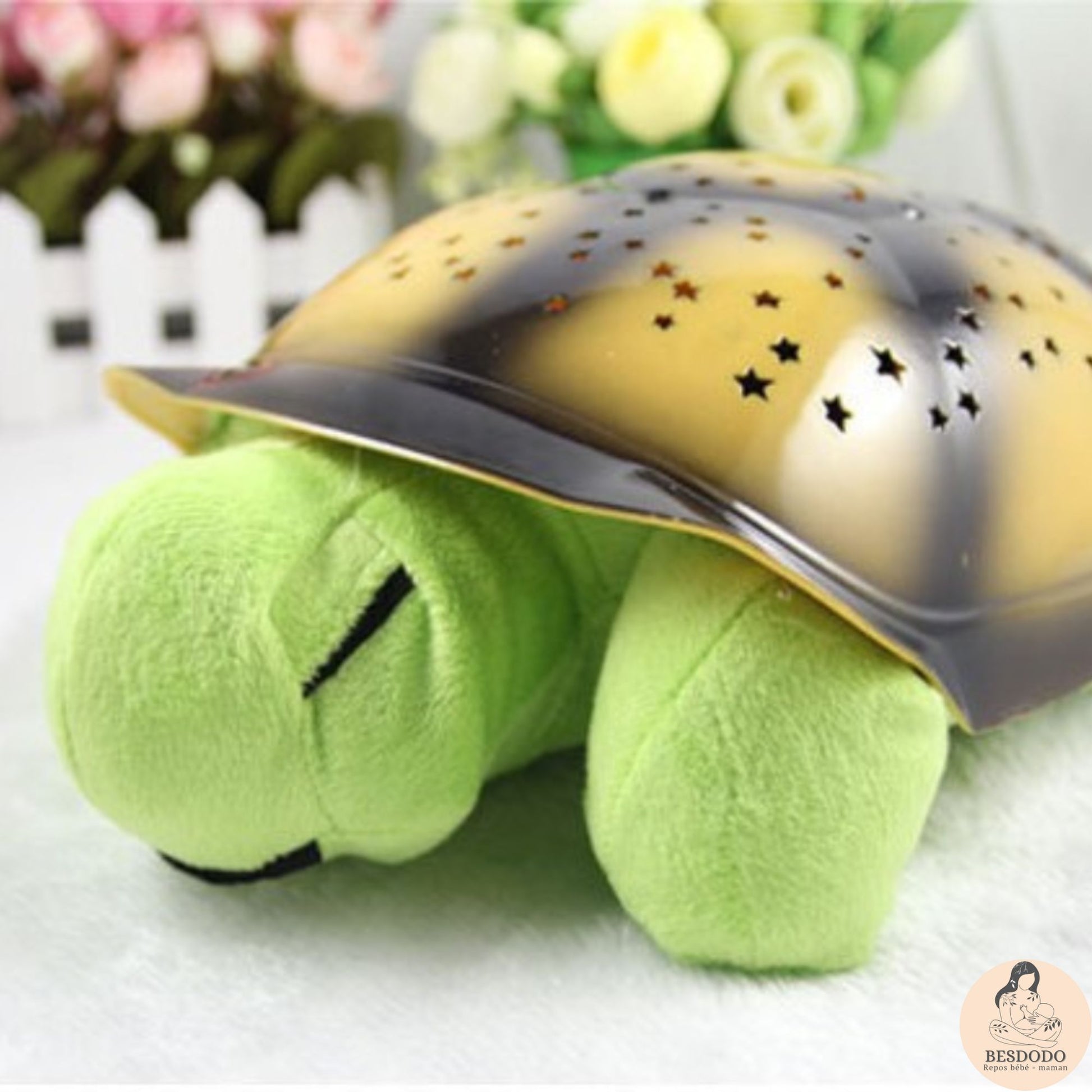 VEILLEUSE BEBE PROJECTION PLAFOND ǀ Doudou bebe Petite tortue