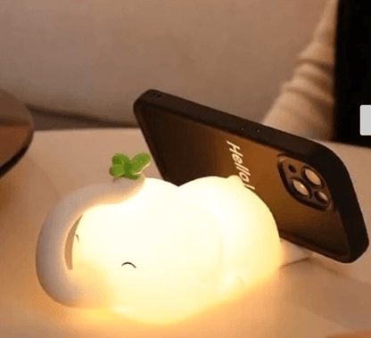 veilleuse enfant elephant eleon support telephone