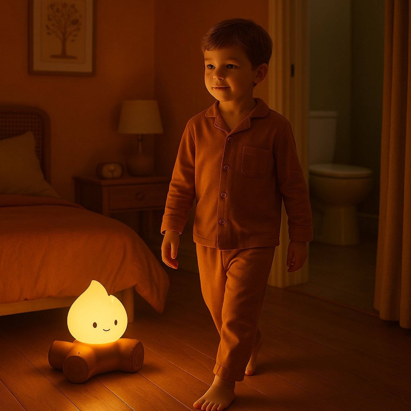 veilleuse enfant flammy garcon reveil nocturne securite