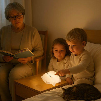 veilleuse enfant ours ronflette enfant curieux