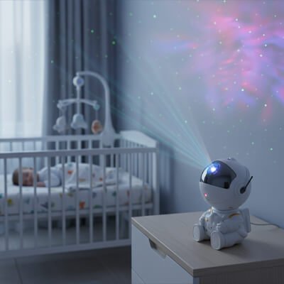 veilleuse projection ciel etoile sommeil bebe